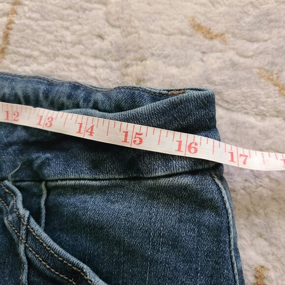 KUT from the Kloth Meg High Rise Wide Leg Cropped Jeans Size 16 Utility Pockets - Picture 5 of 8